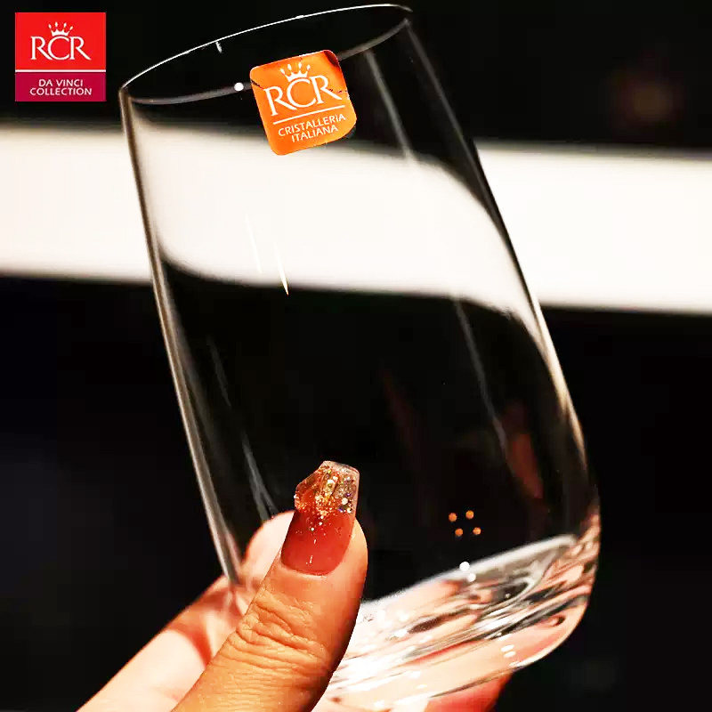 意大利RCR原装进口水晶玻璃威士忌烈酒洋酒杯啤酒杯茶水果汁水杯