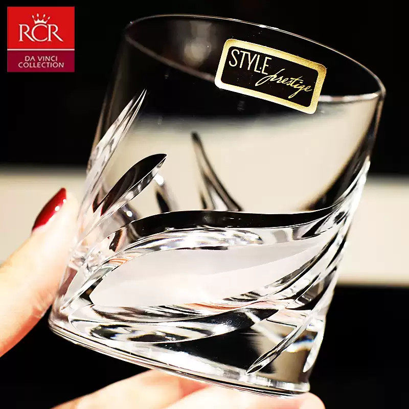 意大利RCR进口高档手工水晶玻璃XO古典威士忌酒洋酒杯烈酒杯套装