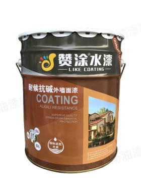 涂墙漆彩色白色乳胶漆防水室外外料卫漆间阳台墙面漆环保油生20kg