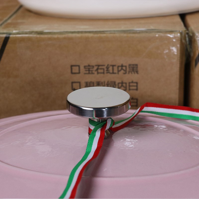 库存尾货微瑕珐琅锅铸铁锅家用椭圆炖锅煲汤锅异形锅具炖鱼炖肉