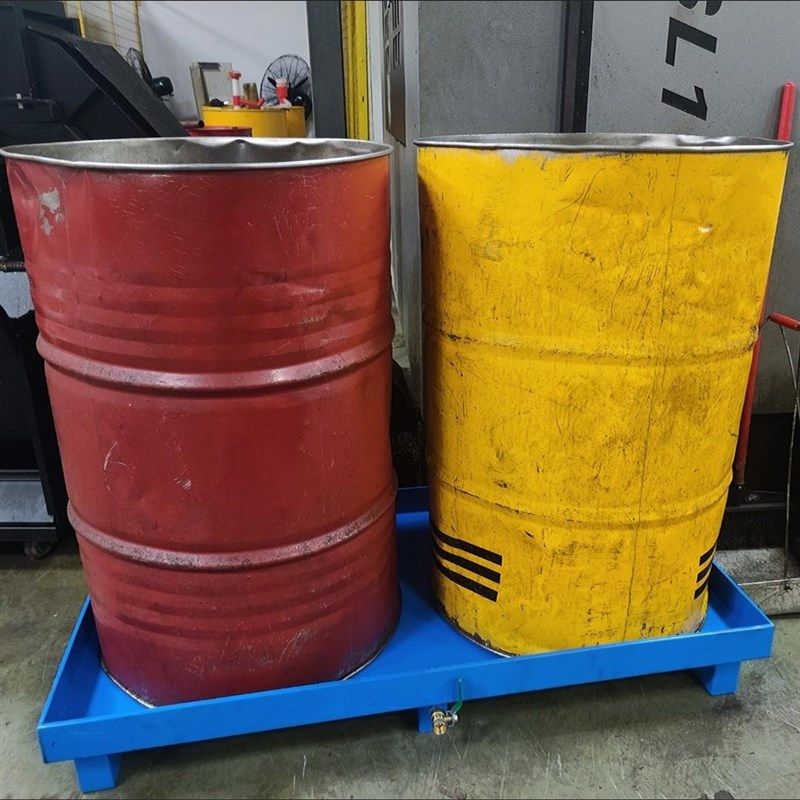 危废防漏托盘 金属存放汽修机油废油过滤机大油盆 废油桶铁托盘