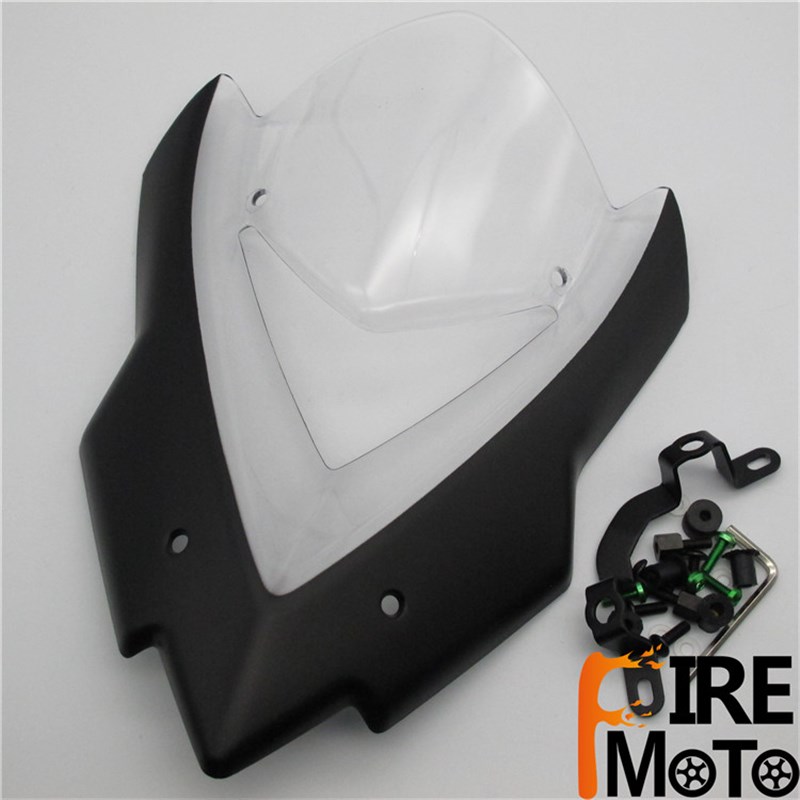 Z1000 14-17年挡风玻璃 前风挡玻璃 导流罩 前挡风镜片 加高