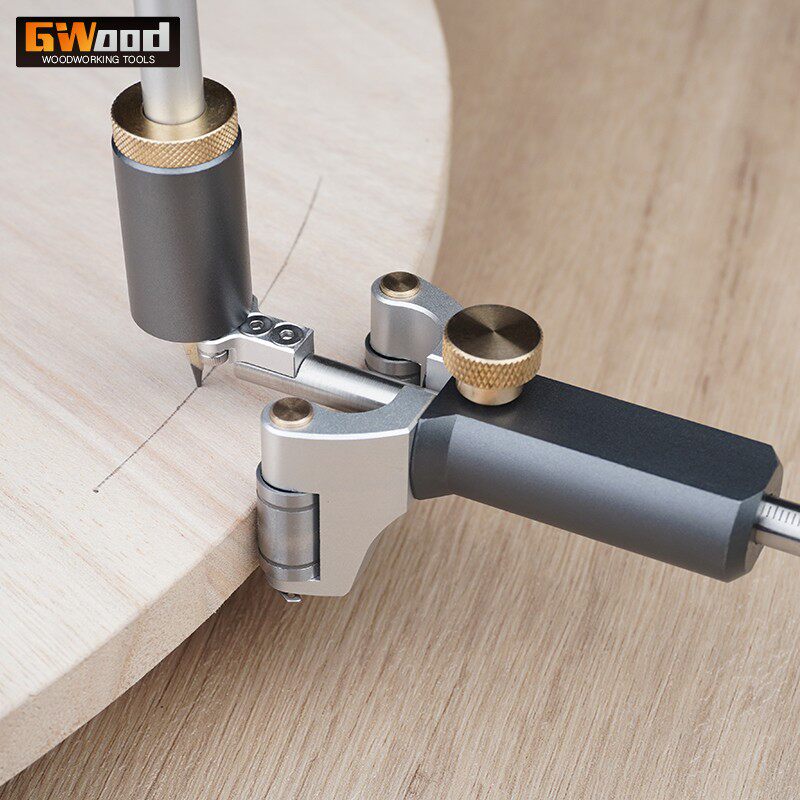 木工直线圆弧两用划线器平行画线器多功能工具