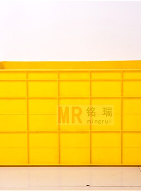 70升塑料周转箱加厚带盖水箱610红420x310x黄蓝绿白色箱筐