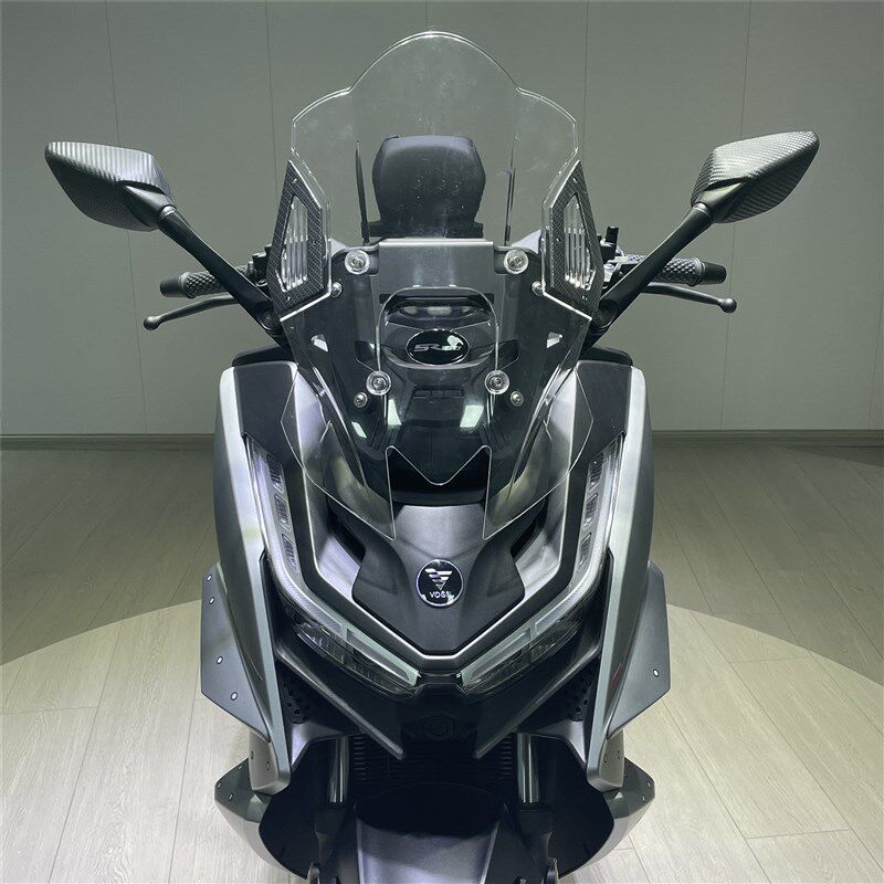 适合2023款无极SR250GT加高盾牌55.5CM前挡风后视镜前移送堵头