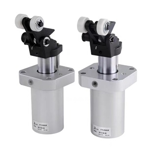 流水线阻挡气缸Q压-2-50-30/QX-3-50-30工装板液X器挡阻 限位器