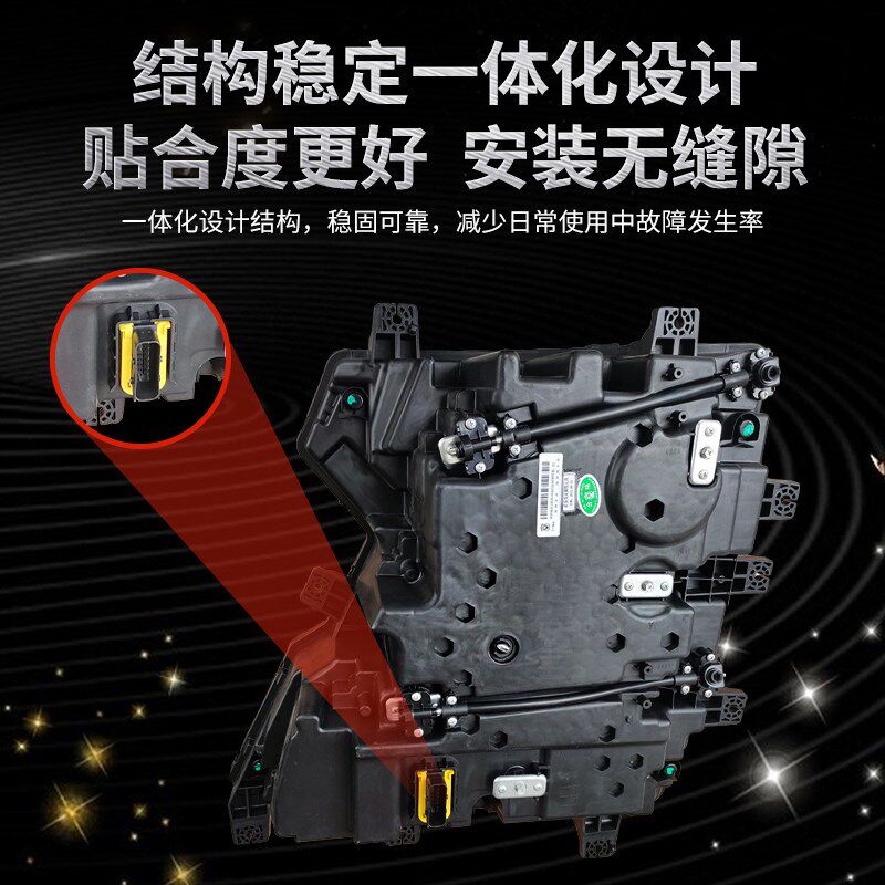 适用重汽豪沃th7大灯总成原车LED灯跟光灯行车灯日灯行近流水转向