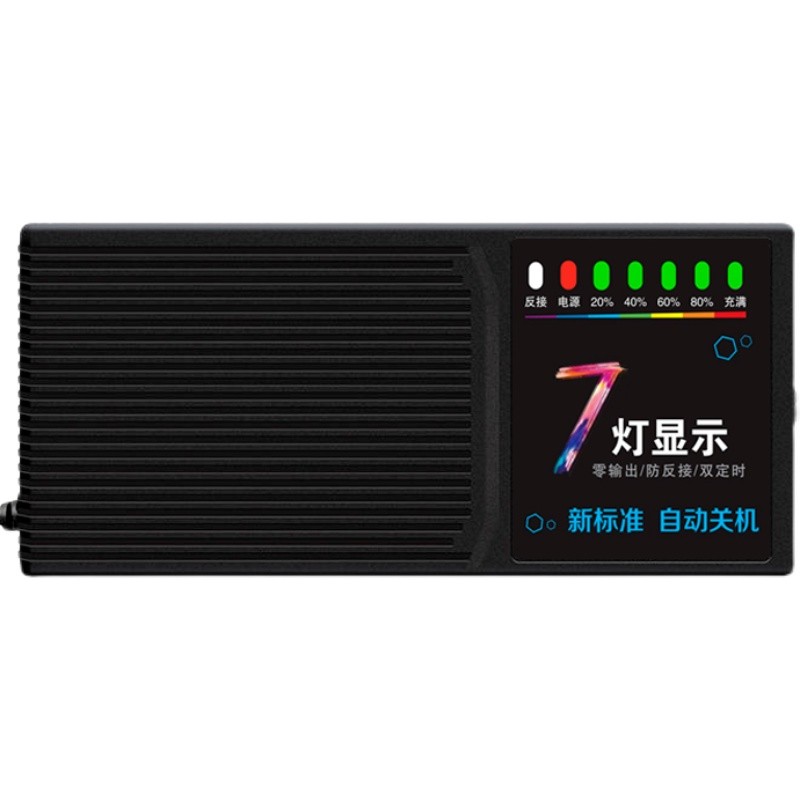 60V100AH自车关机电动车电瓶断电充电器6伏0100A三轮动大功率通用