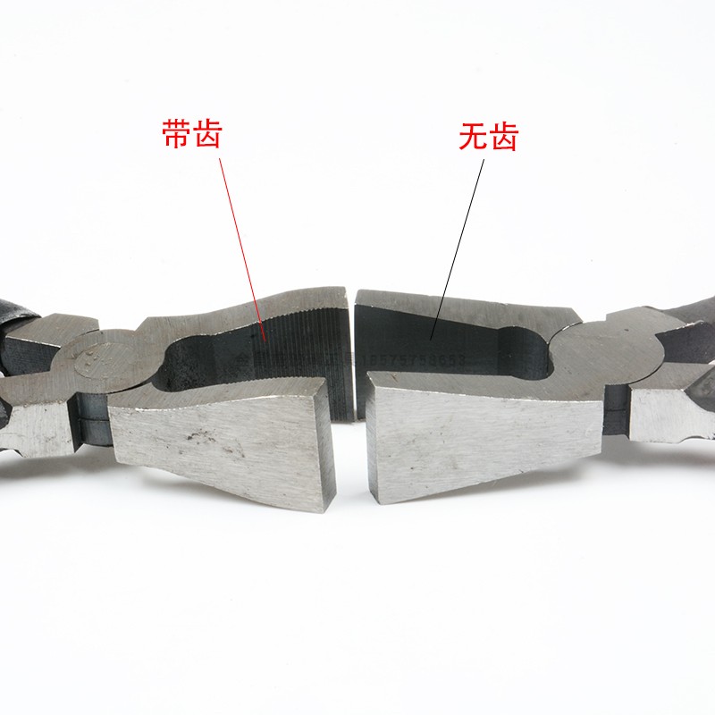 加厚玻璃钳子平口掰片钳带齿夹持玻璃钳修边钳无齿瓷砖钳大开界器