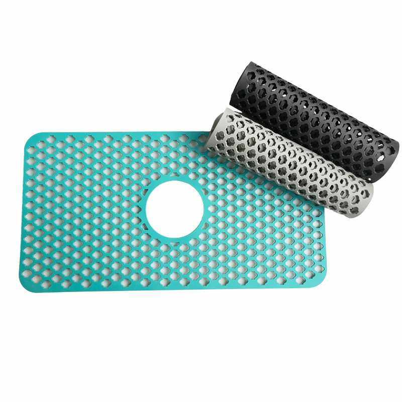 方形水槽保护器镂空吧台隔热垫厨房硅胶水槽垫防撞防滑水池垫,家庭/个人清洁工具,地垫,淘宝优惠券,粉丝福利购,淘宝优惠卷