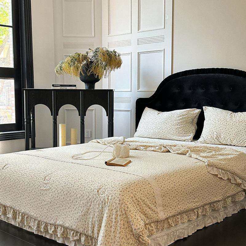 日式复古小碎花婴幼儿裸睡针织棉床笠蝴蝶结A类全棉天竺棉四件套,玩具/童车/益智/积木/模型,其它,淘宝优惠券,粉丝福利购,淘宝优惠卷