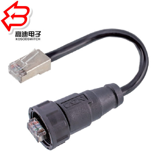E13RJ45防水连接器板前板后装