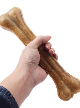 宠物零食牛皮压骨磨牙棒洁齿骨头金毛泰迪贵宾拉布拉多狗狗咬胶