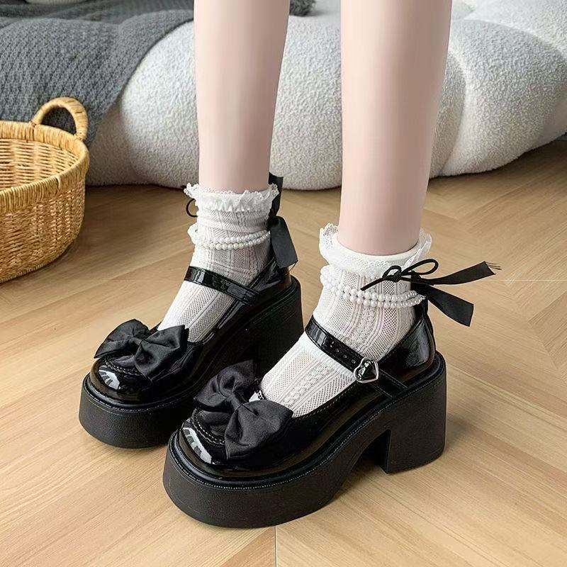 玛丽珍小皮鞋日系女jk学院风2025