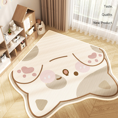 猫咪幼儿园扇形儿童房间地毯读书角爬爬垫阳台休闲区加厚游戏地垫