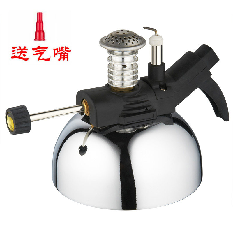 便携一体意式精彩登山炉小火锅烧水泡茶煮摩卡咖啡壶实验室本生灯