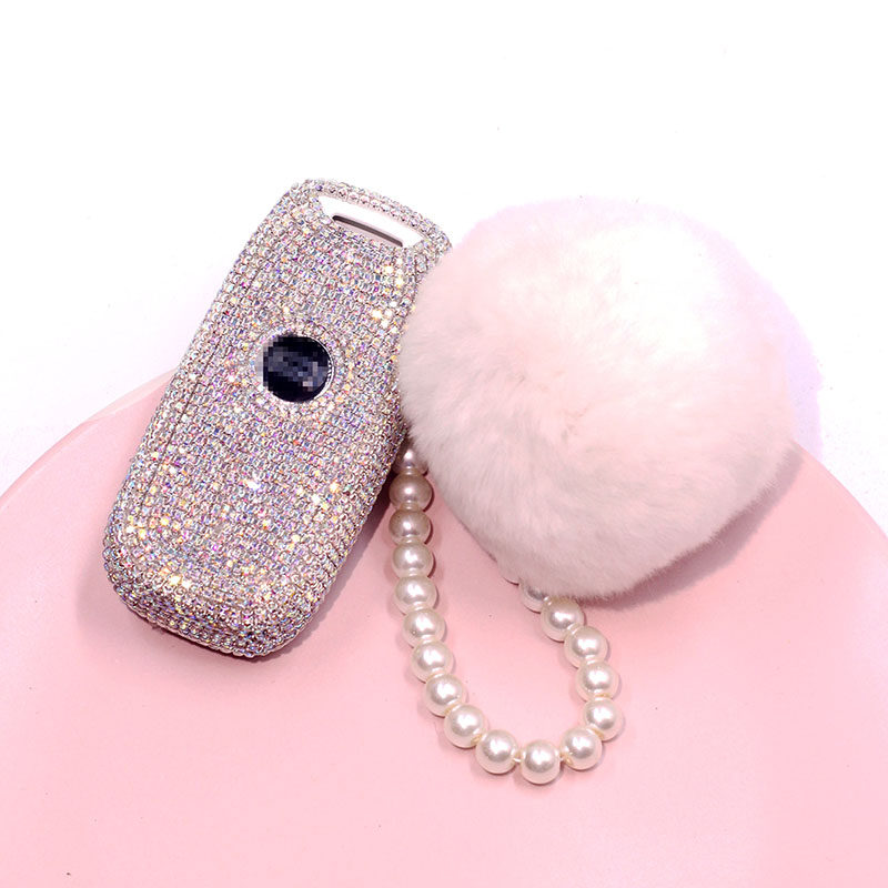 适用观致3钥匙套水钻观致五三SUV观致5女士汽车钥匙包扣个性时尚