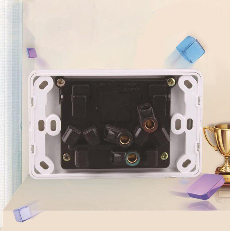 澳标澳规SAA认证两开六孔15A澳大利亚新西兰澳洲墙壁开关插座面板