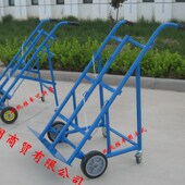 气瓶手推车双瓶工业氧气乙炔瓶推推车架子静音折叠车