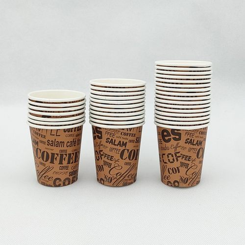 加厚一次性纸杯子130毫升热饮杯150ML中小号纸杯咖啡杯商用喝水杯