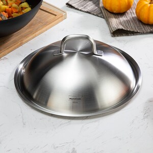 Momscook慕厨 304不锈钢锅盖32/36cm 适合店内相同内径锅具