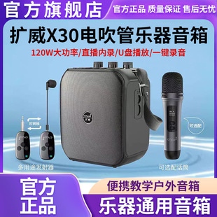 X30扩音器音箱电吹管专用木吉它弹唱萨克斯音响乐器户外直播