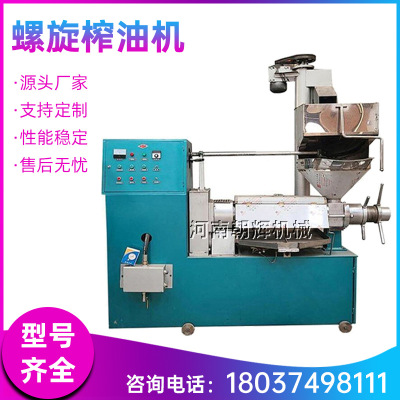 全自动螺旋榨油机 商用中型茶籽葵花籽油大豆油压榨机 桐籽榨油机