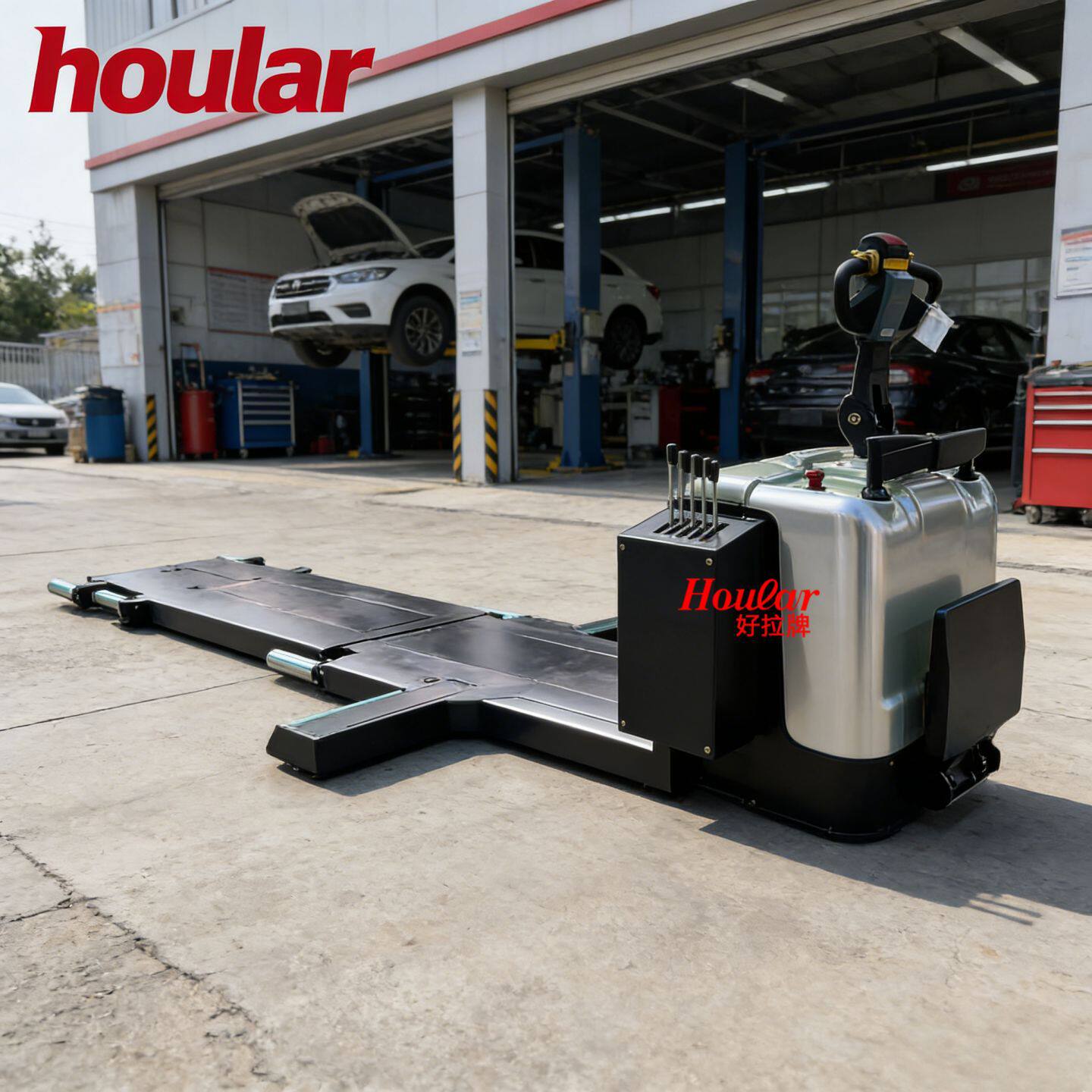 HOULAR好拉站驾式全电动汽车转移车汽车移位器拖车牵引车搬运车