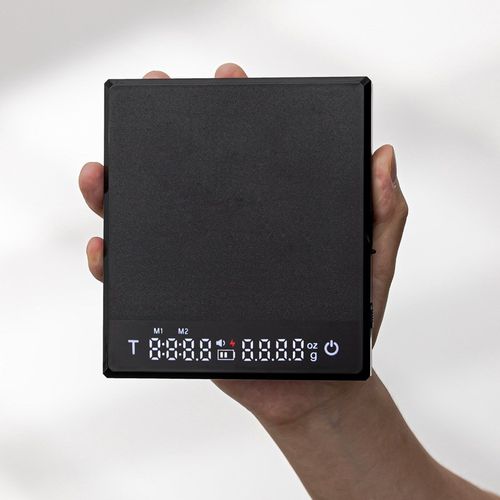 迷你意式咖啡电子秤手冲咖啡壶专用秤咖啡豆称重计时智能充电小称