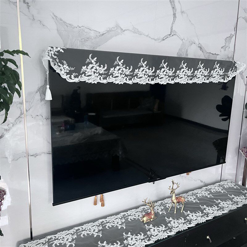 蕾丝电视柜盖布欧式高档防尘罩套桌旗茶几餐桌台布长方形床头柜巾