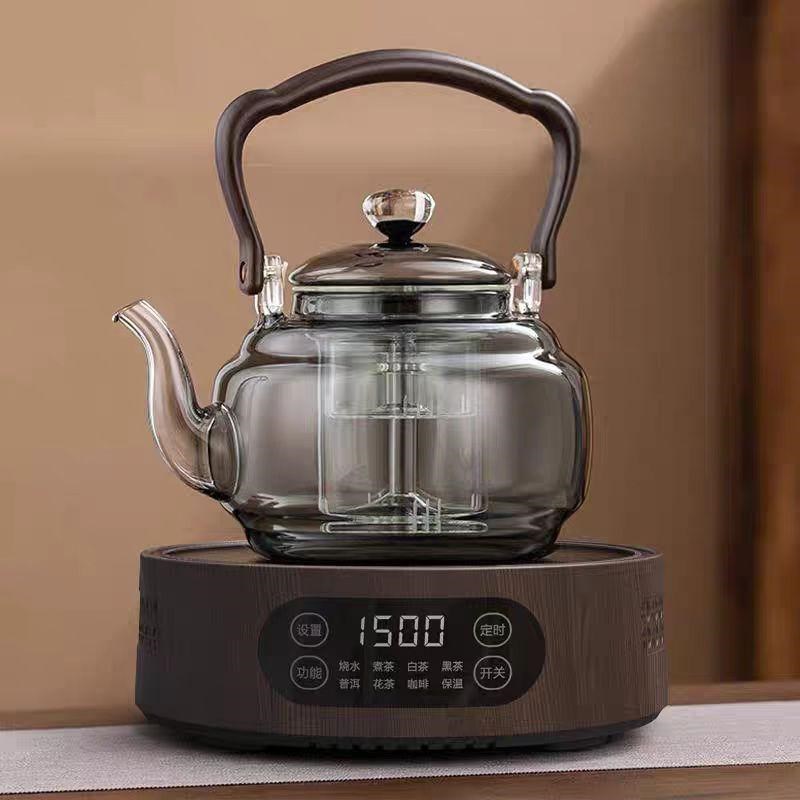煮茶炉电陶炉家用耐高温玻璃茶壶煮茶器功夫茶具室内电围炉套装