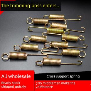 电动车摩托车偏支撑弹簧后支撑主支弹簧侧支撑脚架双支架脚撑拉簧