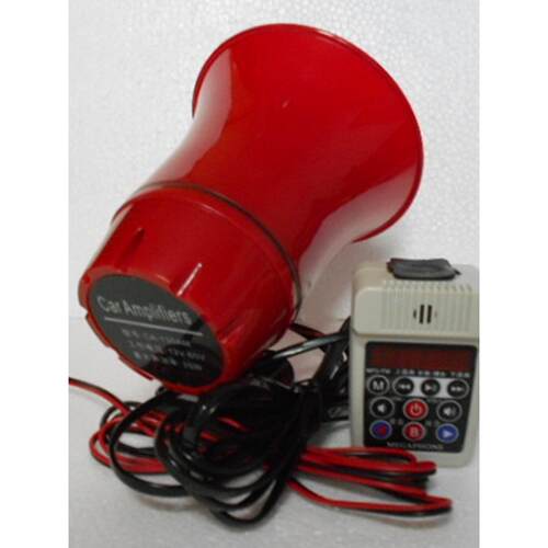 Mingle Ca-130Am12-60V高清汽车扬声器遥控霍金扬声器录制120秒
