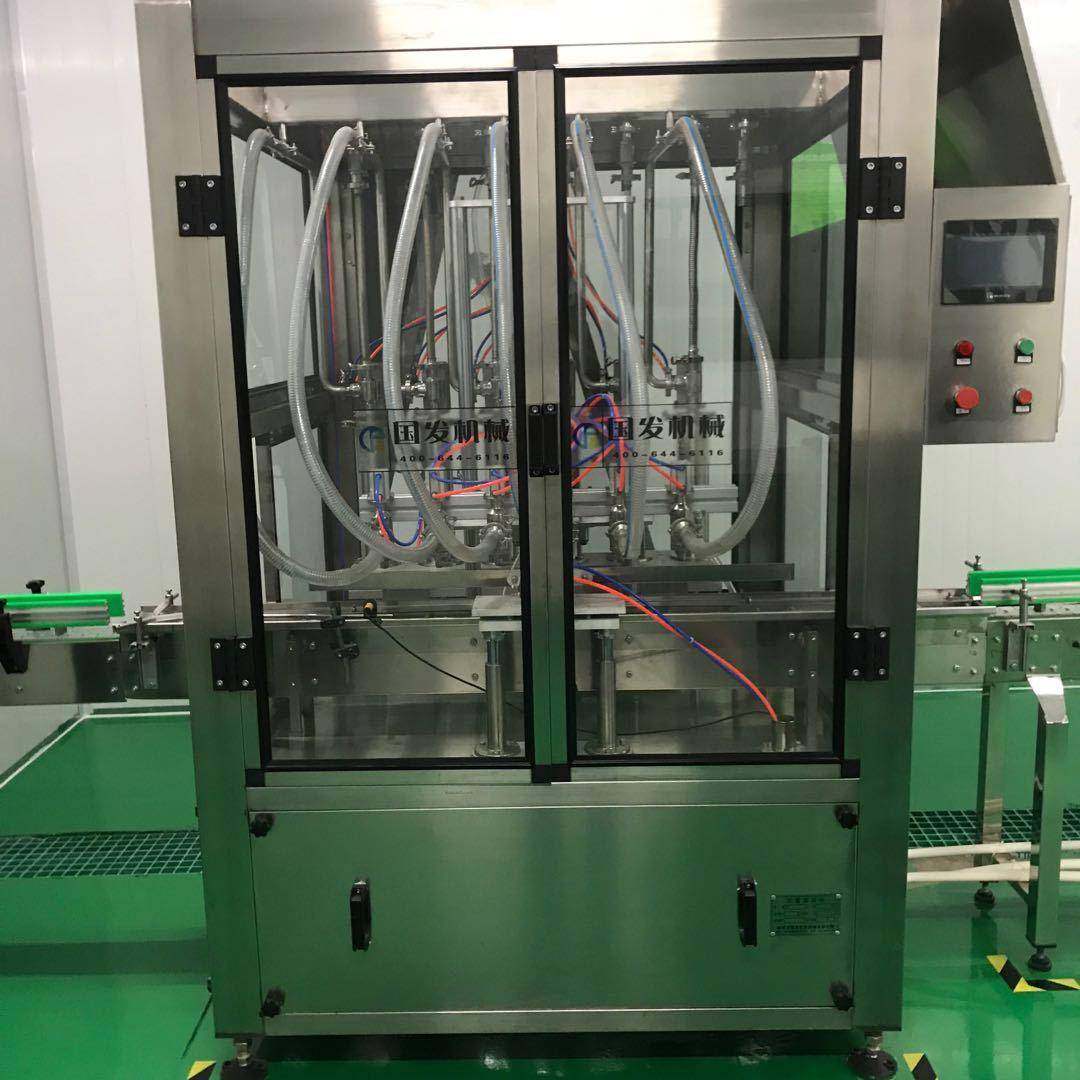 全自动洗洁精洗手液灌装机厂家定制高精度洗衣液洗发露灌装机