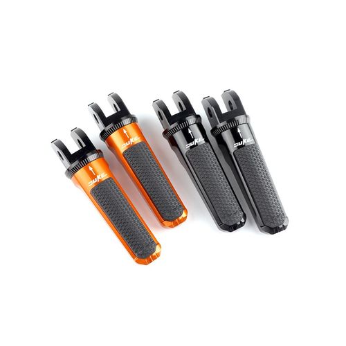 适用 KTM 杜克 DUKE390/200/125 改装前后脚踏 脚踩踏板支架 配件