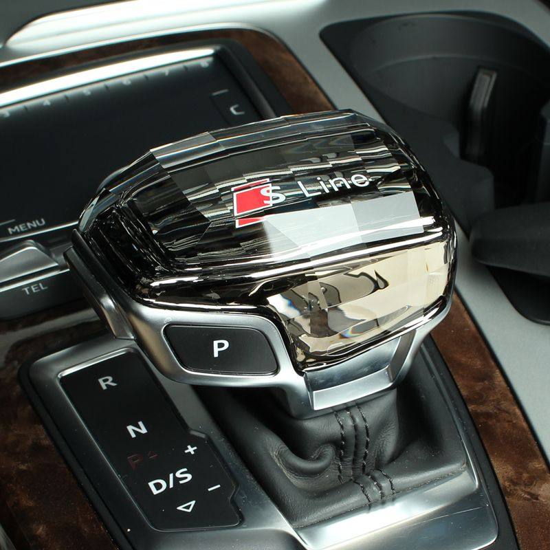 适用于奥迪水晶档把A4L/A5/A6L/A7/Q5L/Q7/A8排挡头改装换挡杆档