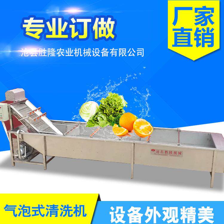马铃薯气泡清洗机喷淋清洗果蔬清洗厂家供应