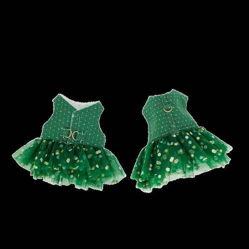 umi闪光波点吊带背心蓬蓬裙甜美珍珠串珠牵引绳精致外出服兔子