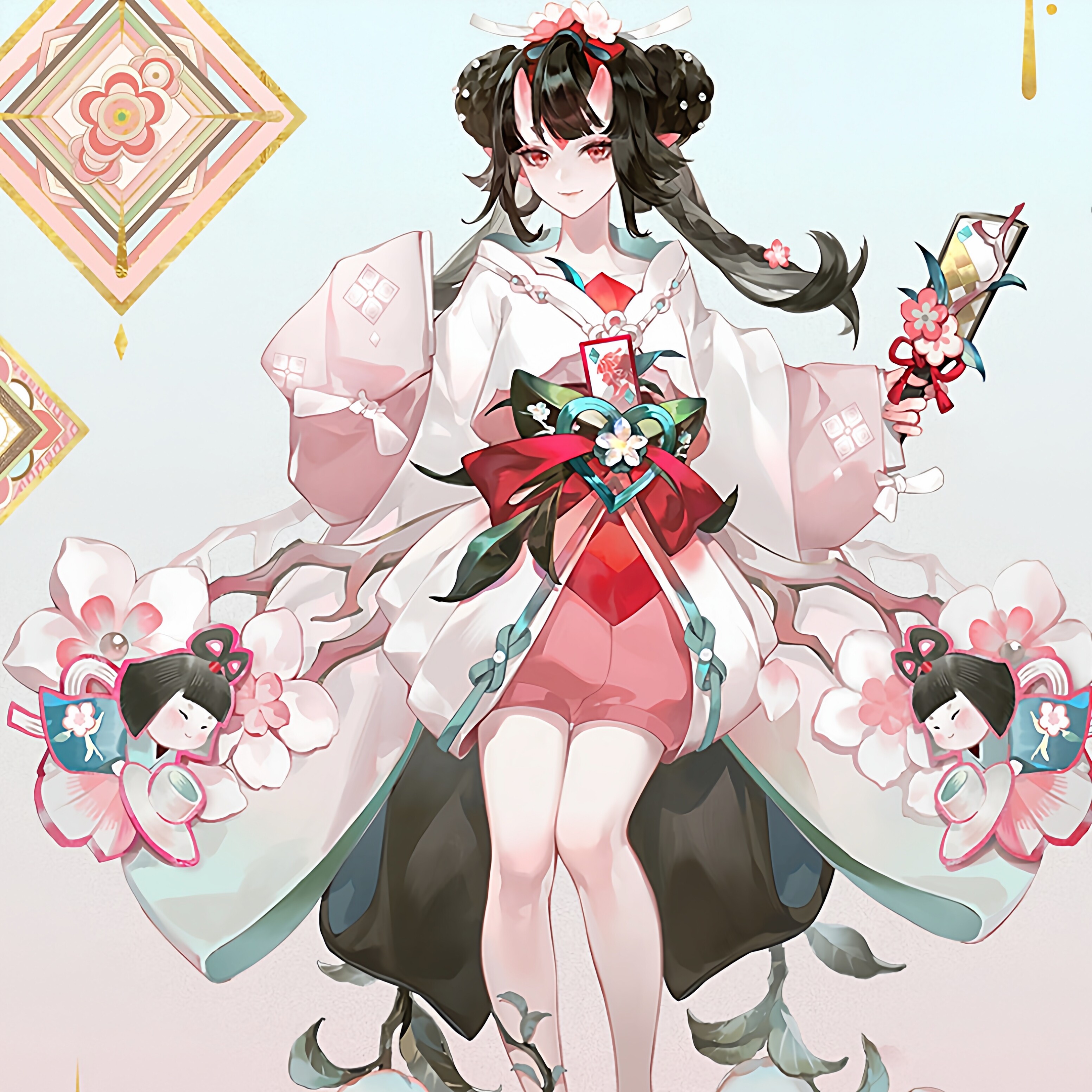 【定金】漫小兔阴阳师cos服桃花妖/芳瑞盈枝cosplay二次元手游C服