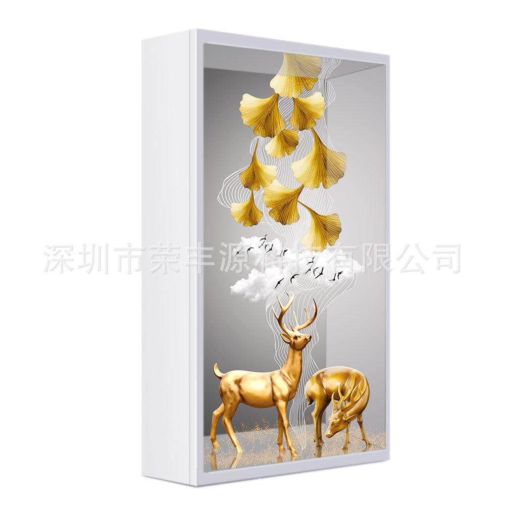 55寸液晶透明展示柜透明显示屏3D全息立体3D液晶显示器工厂直销