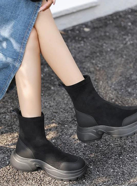 【小西专属】SACHA品牌厚底弹力靴BTCX0309