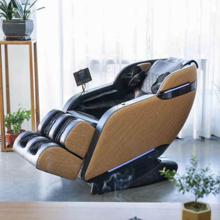 SL导轨家用豪华电动全身多功能小型太空仓按摩椅老年人按摩沙发椅