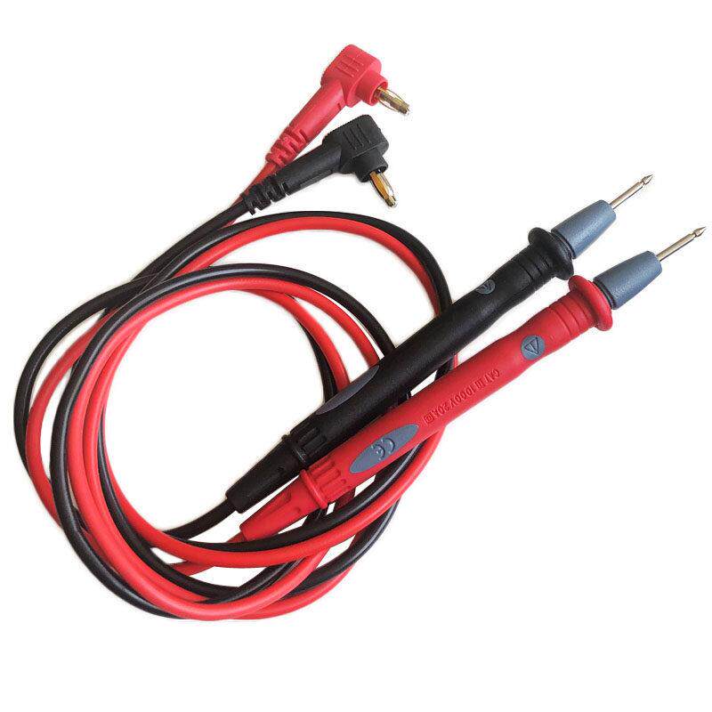 万用电表通用表笔 红黑表笔 双色表笔 1000V 20A万能表笔线 表棒1