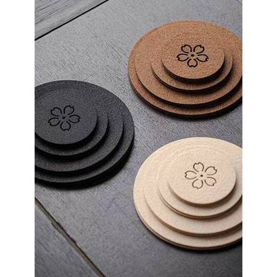 毛毡茶杯垫茶道隔热垫功夫茶具配件干泡壶承垫片防滑吸水茶吸水垫