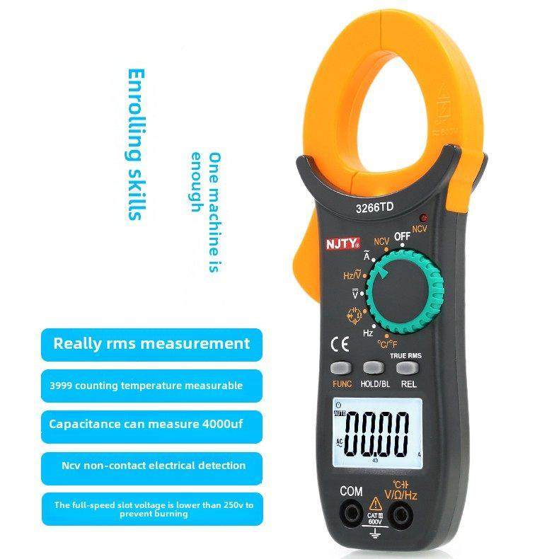 Fluke 266a高精度智能防烧万用表夹钳式电流表电33266TTd幸福如初