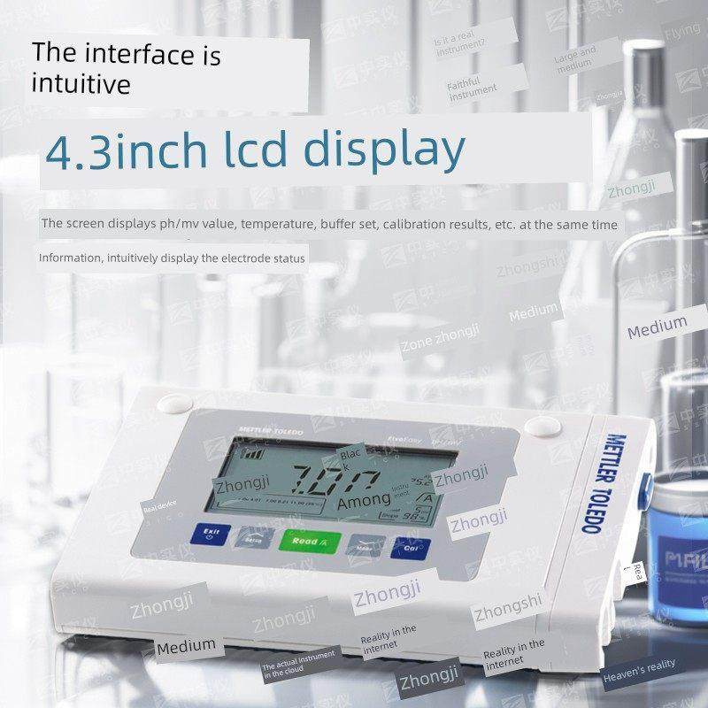 梅特h勒-托莱多P计式酸幸福如初计Fe28型酸度度测试仪台Ph缓冲Le4