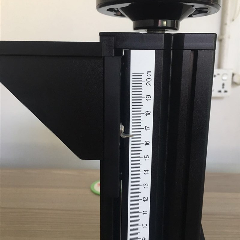 新款激光打标机手动工作台立柱T型丝杆升降台光学大行程手摇滑台图片