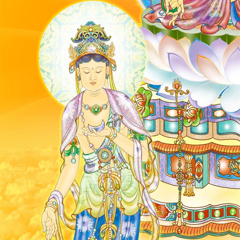 药师佛琉璃光如来画像挂画 东方三圣月光日光菩萨 佛堂水陆画卷轴