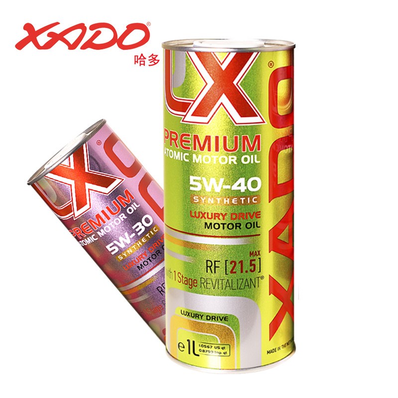 哈多润滑油1L桶装修复型汽柴发动机通用机油SN级全合成5W-40