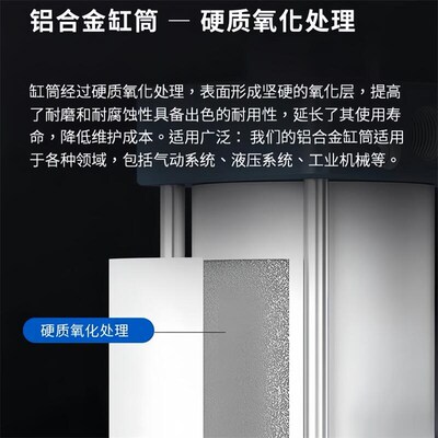 SC63标准气缸32大推力SC40/50/80/100*125X150X200X250X300X500-S